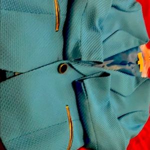 Blue stylish blazer.